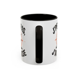 Mug Chasse Humour “J’peux pas j’ai chasse” – Tasse Chasseur avec Chien et Fusil – Cadeau Passion Nature