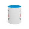 Mug Badminton Humour – “J’peux pas j’ai badminton” – Tasse Cadeau Joueur de Badminton – Raquettes et Volant – 325 ml