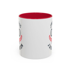 Mug Badminton Humour – “J’peux pas j’ai badminton” – Tasse Cadeau Joueur de Badminton – Raquettes et Volant – 325 ml