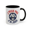 Mug Humour Judo “J’peux pas j’ai judo” – Tasse Judoka – Cadeau Sport de Combat & Arts Martiaux – 325 ml