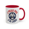 Mug Humour Judo “J’peux pas j’ai judo” – Tasse Judoka – Cadeau Sport de Combat & Arts Martiaux – 325 ml