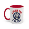 Mug Humour Judo “J’peux pas j’ai judo” – Tasse Judoka – Cadeau Sport de Combat & Arts Martiaux – 325 ml