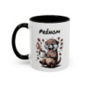 Mug Personnalisable Loutre et Café – Tasse avec Prénom – Cadeau Animal Mignon Humour – 325 ml