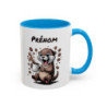 Mug Personnalisable Loutre et Café – Tasse avec Prénom – Cadeau Animal Mignon Humour – 325 ml