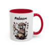 Mug Personnalisable Loutre et Café – Tasse avec Prénom – Cadeau Animal Mignon Humour – 325 ml