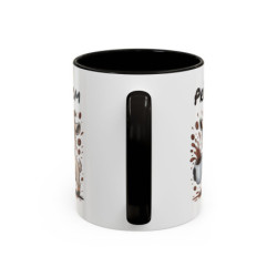 Mug Personnalisable Chèvre et Café – Tasse avec Prénom – Cadeau Animal Rigolo Humour – 325 ml