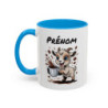 Mug Personnalisable Chèvre et Café – Tasse avec Prénom – Cadeau Animal Rigolo Humour – 325 ml