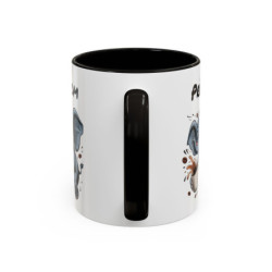 Mug Personnalisable Éléphant et Café – Tasse avec Prénom – Cadeau Drôle Animal Mignon – 325 ml