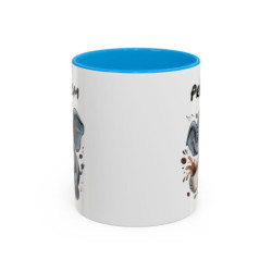 Mug Personnalisable Éléphant et Café – Tasse avec Prénom – Cadeau Drôle Animal Mignon – 325 ml