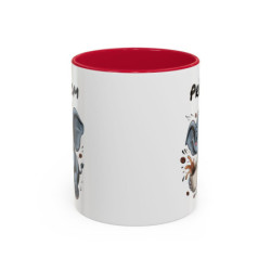 Mug Personnalisable Éléphant et Café – Tasse avec Prénom – Cadeau Drôle Animal Mignon – 325 ml