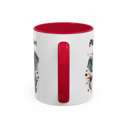 Mug Personnalisable Éléphant et Café – Tasse avec Prénom – Cadeau Drôle Animal Mignon – 325 ml