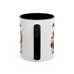 Mug Personnalisable Écureuil et Café – Tasse avec Prénom – Cadeau Drôle Animal Mignon – 325 ml