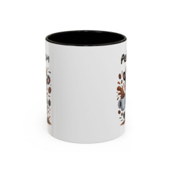Mug Personnalisable Vache et Café – Tasse avec Prénom – Cadeau Drôle Animal Mignon – 325 ml