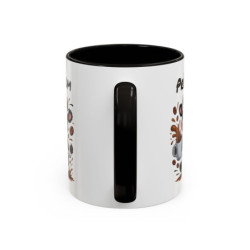 Mug Personnalisable Vache et Café – Tasse avec Prénom – Cadeau Drôle Animal Mignon – 325 ml