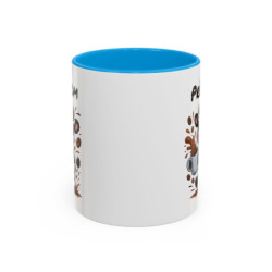 Mug Personnalisable Vache et Café – Tasse avec Prénom – Cadeau Drôle Animal Mignon – 325 ml