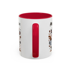 Mug Personnalisable Vache et Café – Tasse avec Prénom – Cadeau Drôle Animal Mignon – 325 ml