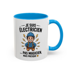 Mug Électricien Humour – Je Suis Électricien – Tasse Métier Électricité – Cadeau Artisan – 325 ml
