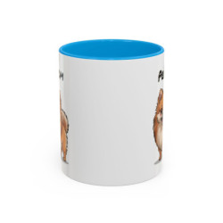 Mug Chien Personnalisé – Spitz Mignon – Prénom Personnalisable – Tasse Humour Animaux – Cadeau Amoureux des Chiens