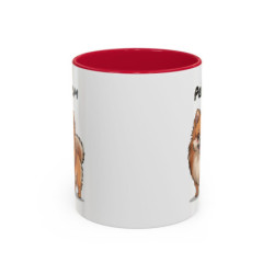 Mug Chien Personnalisé – Spitz Mignon – Prénom Personnalisable – Tasse Humour Animaux – Cadeau Amoureux des Chiens