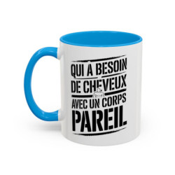 Mug Drôle Musculation Qui a Besoin de Cheveux avec un Corps Pareil – Tasse Humour Fitness Bodybuilding