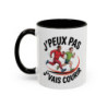 Mug J’Peux Pas J’vais Courir – Tasse Humour Running – Cadeau Coureur Jogging Marathon