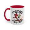 Mug J’Peux Pas J’vais Courir – Tasse Humour Running – Cadeau Coureur Jogging Marathon