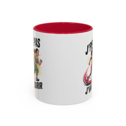 Mug J’Peux Pas J’vais Courir – Tasse Humour Running Femme – Cadeau Jogging, Trail, Marathon