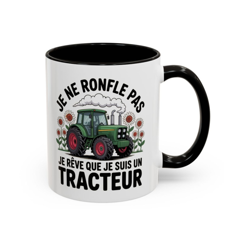 Mug Je Ne Ronfle Pas Je Rêve Que Je Suis Un Tracteur – Tasse Humour Agriculteur – Cadeau Original Ferme
