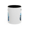 Mug Motocross Personnalisé – Tasse Pilote Moto Cross – Cadeau Motard Tout-Terrain – Noir Bleu Rouge – 325 ml
