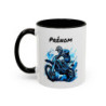 Mug Motocross Personnalisé – Tasse Pilote Moto Cross – Cadeau Motard Tout-Terrain – Noir Bleu Rouge – 325 ml