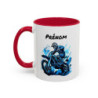 Mug Motocross Personnalisé – Tasse Pilote Moto Cross – Cadeau Motard Tout-Terrain – Noir Bleu Rouge – 325 ml