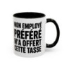 Mug Humour Travail – “Mon Employé Préféré M’a Offert Cette Tasse” – Cadeau Collègue Patron