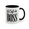 Mug Le Café Du Boss – Tasse Céramique Humour Manager & Entrepreneur – Cadeau Original Travail & Bureau