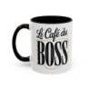 Mug Le Café Du Boss – Tasse Céramique Humour Manager & Entrepreneur – Cadeau Original Travail & Bureau