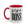 Mug Le Café Du Boss – Tasse Céramique Humour Manager & Entrepreneur – Cadeau Original Travail & Bureau