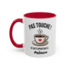 Mug Pas Touche Ce Café Appartient à [Prénom] – Tasse Céramique Personnalisée Humour Café – Cadeau Original Bureau & Maison
