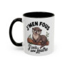 Mug Loutre Mignonne – Tasse Céramique Illustration Animale – Cadeau Nature & Animaux Adorable