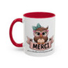 Mug Merci Chouette – Tasse Céramique Cadeau Remerciement – Idée Cadeau Originale Collègue Maîtresse Amie