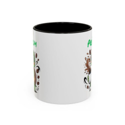 Mug Prénom Personnalisable Tortue – Tasse Céramique Mignonne Amoureux du Café – Cadeau Original Enfant Collègue Famille
