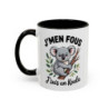 Mug J’men fous j’suis un koala – Tasse Céramique Humour Animal Cool – Cadeau Zen Détente Original