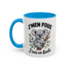 Mug J’men fous j’suis un koala – Tasse Céramique Humour Animal Cool – Cadeau Zen Détente Original
