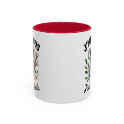 Mug J’men fous j’suis un koala – Tasse Céramique Humour Animal Cool – Cadeau Zen Détente Original