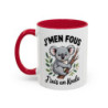 Mug J’men fous j’suis un koala – Tasse Céramique Humour Animal Cool – Cadeau Zen Détente Original