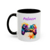 Mug Personnalisé Prénom Gamer – Tasse Céramique Manette Gaming Aquarelle – Cadeau Joueur Original