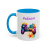 Mug Personnalisé Prénom Gamer – Tasse Céramique Manette Gaming Aquarelle – Cadeau Joueur Original