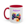 Mug Personnalisé Prénom Gamer – Tasse Céramique Manette Gaming Aquarelle – Cadeau Joueur Original