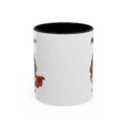 Mug Personnalisé Prénom – Super Héros Caca Fun – Tasse Humour Originale – Cadeau Drôle