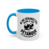 Mug Ne me dérangez pas quand je joue à la pétanque – Tasse Céramique Humour Apéro – Cadeau Joueur de Pétanque