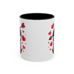 Mug Alien Signe JUL Saint-Valentin OVNI Style Rap Français Cadeau Original et Fun