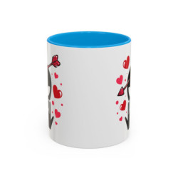 Mug Alien Signe JUL Saint-Valentin OVNI Style Rap Français Cadeau Original et Fun